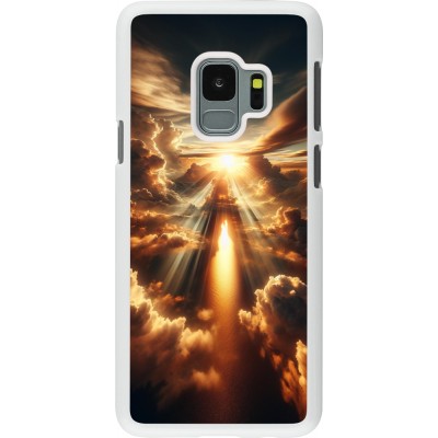 Coque Samsung Galaxy S9 - Plastique blanc Lueur Céleste Zenith