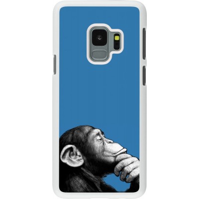 Coque Samsung Galaxy S9 - Plastique blanc Monkey Pop Art