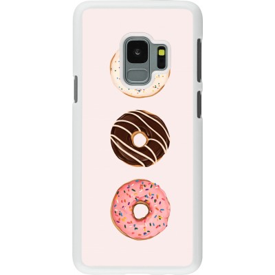 Coque Samsung Galaxy S9 - Plastique blanc Spring 23 donuts