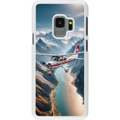 Coque Samsung Galaxy S9 - Plastique blanc Vol Alpin Suisse