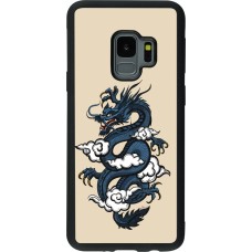 Coque Samsung Galaxy S9 - Silicone rigide noir Blue Dragon Tattoo