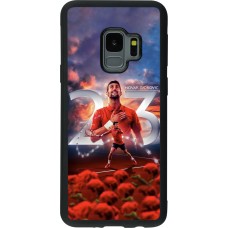 Coque Samsung Galaxy S9 - Silicone rigide noir Djokovic 23 Grand Slam