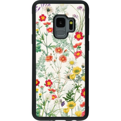 Coque Samsung Galaxy S9 - Silicone rigide noir Flora Botanical Wildlife