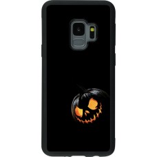 Coque Samsung Galaxy S9 - Silicone rigide noir Halloween 2023 discreet pumpkin