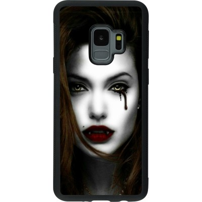 Coque Samsung Galaxy S9 - Silicone rigide noir Halloween 2023 gothic vampire