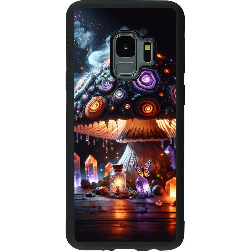 Coque Samsung Galaxy S9 - Silicone rigide noir Halloween Potion Magic