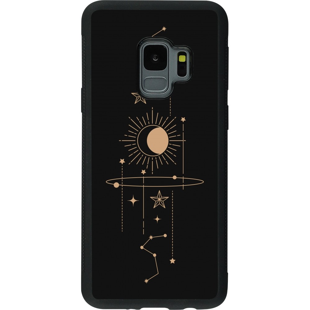 Coque Samsung Galaxy S9 - Silicone rigide noir Spring 23 astro