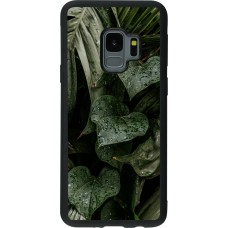 Coque Samsung Galaxy S9 - Silicone rigide noir Spring 23 fresh plants