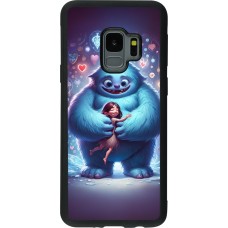 Coque Samsung Galaxy S9 - Silicone rigide noir Valentine 2024 Fluffy Love