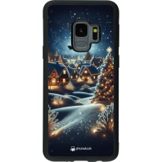 Coque Samsung Galaxy S9 - Silicone rigide noir Noël 2023 Christmas is Coming