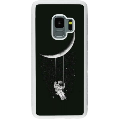 Coque Samsung Galaxy S9 - Silicone rigide blanc Astro balançoire