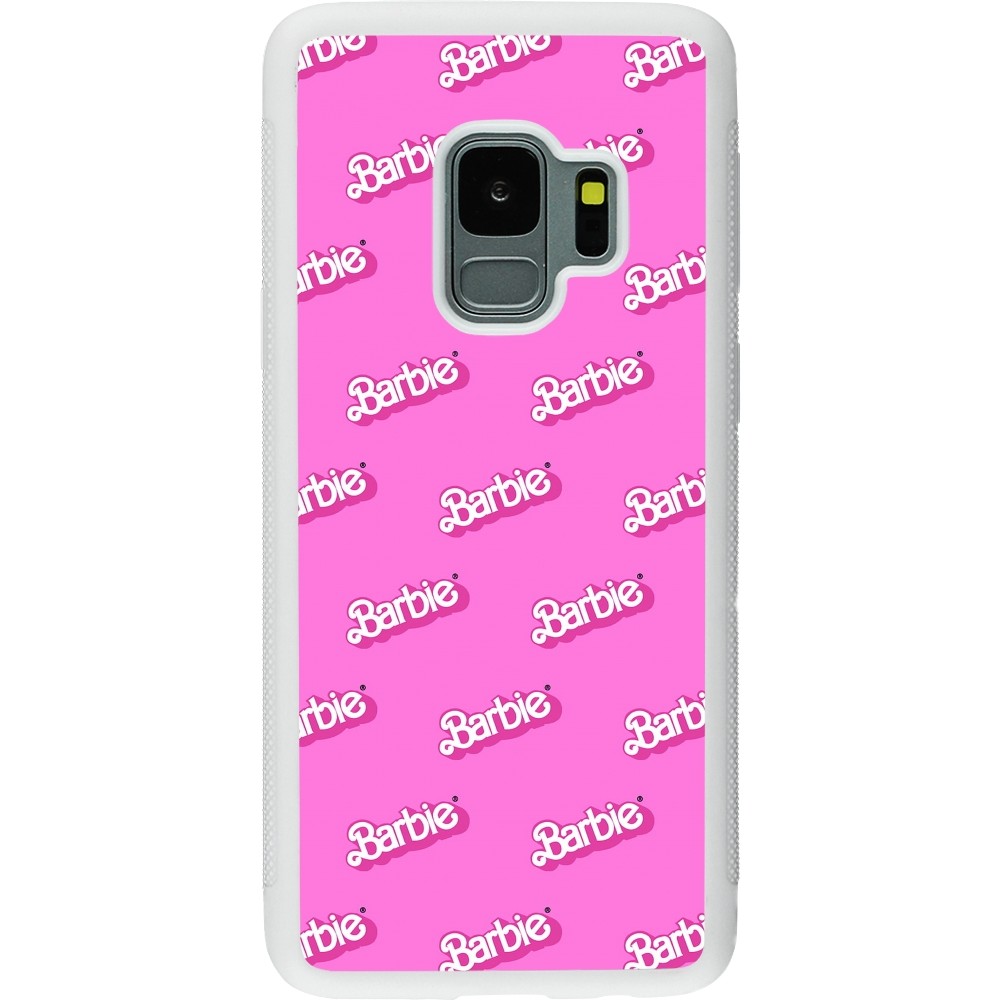 Coque Samsung Galaxy S9 - Silicone rigide blanc Barbie Pattern