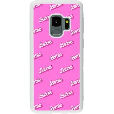 Coque Samsung Galaxy S9 - Silicone rigide blanc Barbie Pattern