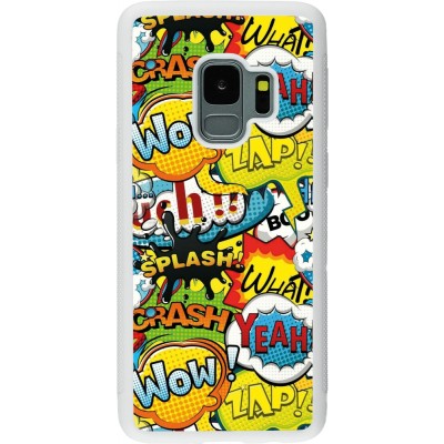 Coque Samsung Galaxy S9 - Silicone rigide blanc Cartoons slogans