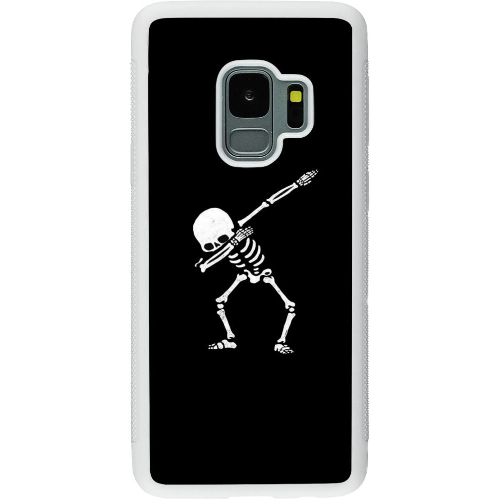 Coque Samsung Galaxy S9 - Silicone rigide blanc Halloween 19 09