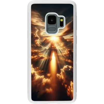 Coque Samsung Galaxy S9 - Silicone rigide blanc Lueur Céleste Zenith