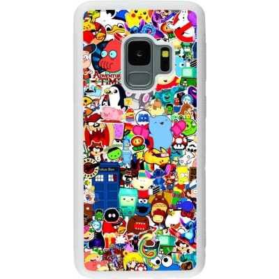 Coque Samsung Galaxy S9 - Silicone rigide blanc Mixed cartoons