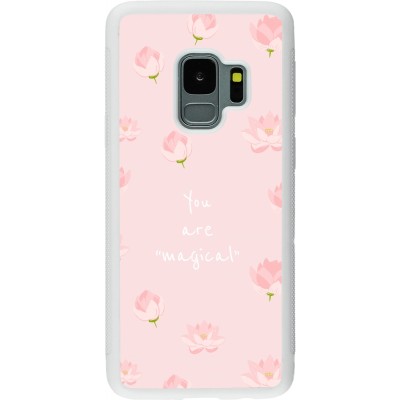 Coque Samsung Galaxy S9 - Silicone rigide blanc Mom 2023 your are magical