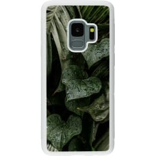 Coque Samsung Galaxy S9 - Silicone rigide blanc Spring 23 fresh plants