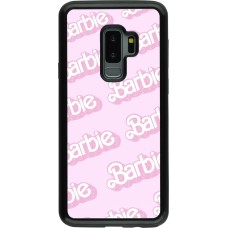 Coque Samsung Galaxy S9+ - Hybrid Armor noir Barbie light pink pattern