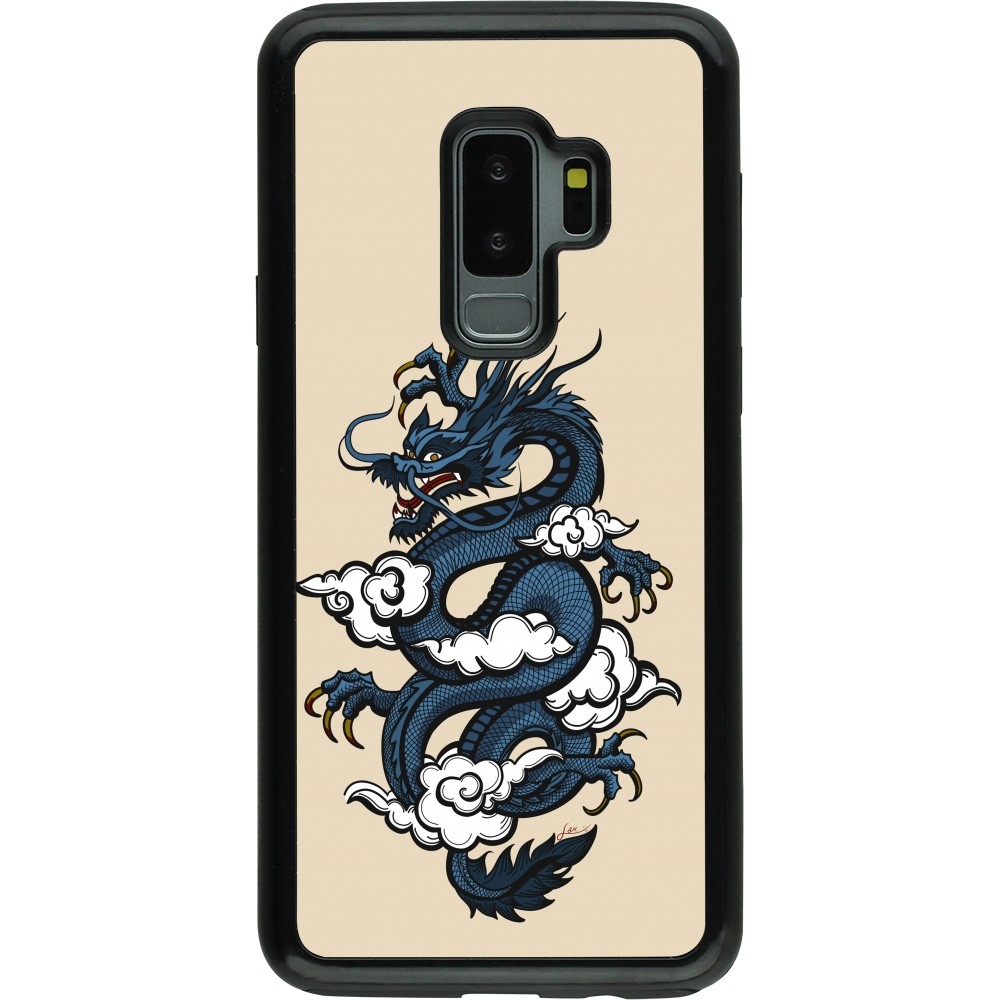 Coque Samsung Galaxy S9+ - Hybrid Armor noir Blue Dragon Tattoo