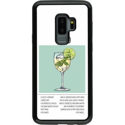 Coque Samsung Galaxy S9+ - Hybrid Armor noir Cocktail recette Hugo