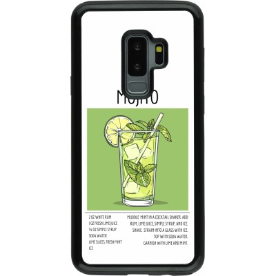 Coque Samsung Galaxy S9+ - Hybrid Armor noir Cocktail recette Mojito