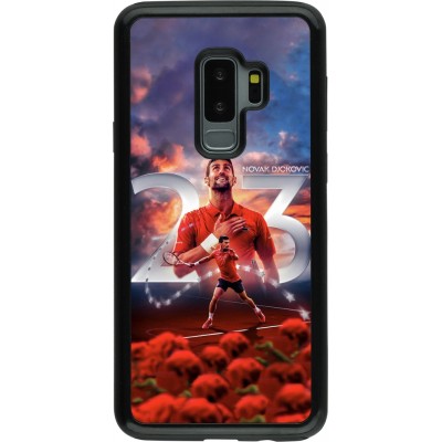 Coque Samsung Galaxy S9+ - Hybrid Armor noir Djokovic 23 Grand Slam