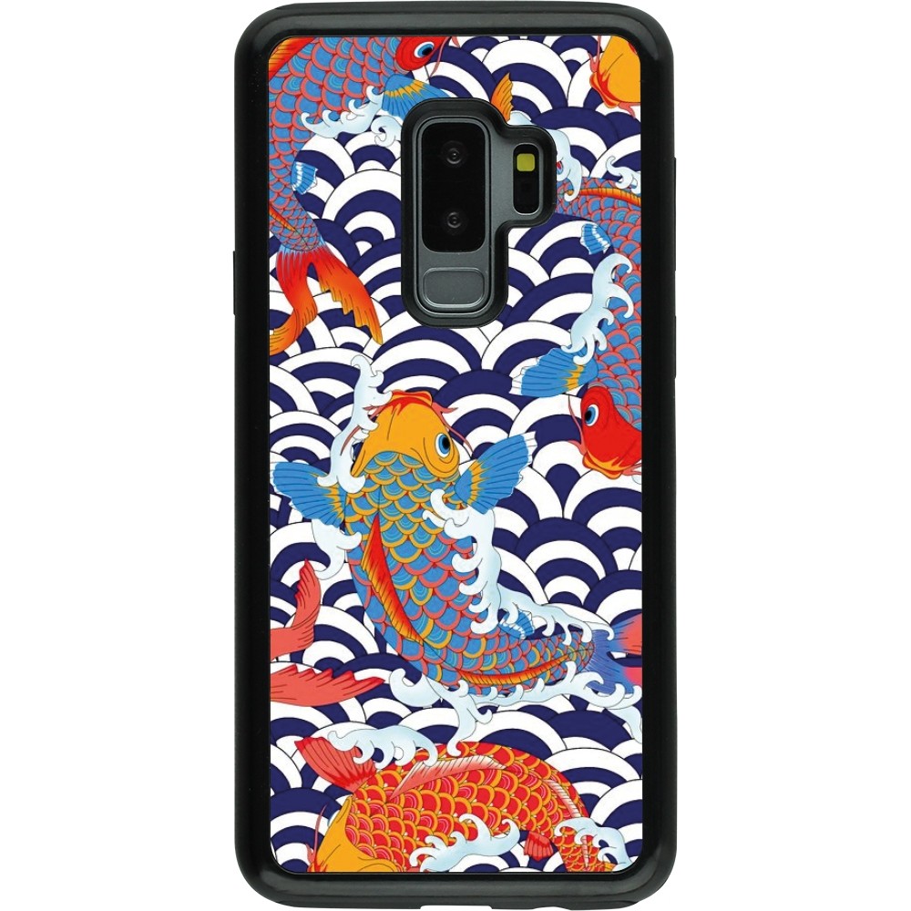 Coque Samsung Galaxy S9+ - Hybrid Armor noir Easter 2023 japanese fish