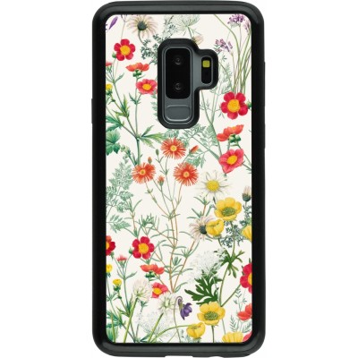 Coque Samsung Galaxy S9+ - Hybrid Armor noir Flora Botanical Wildlife