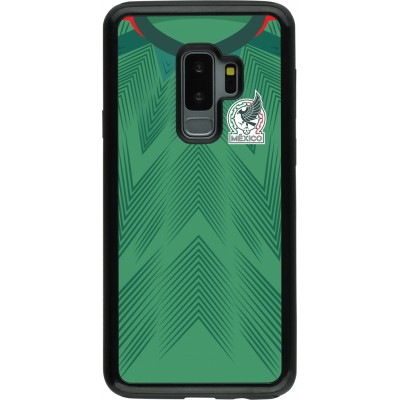 Coque Samsung Galaxy S9+ - Hybrid Armor noir Maillot de football Mexique 2022 personnalisable