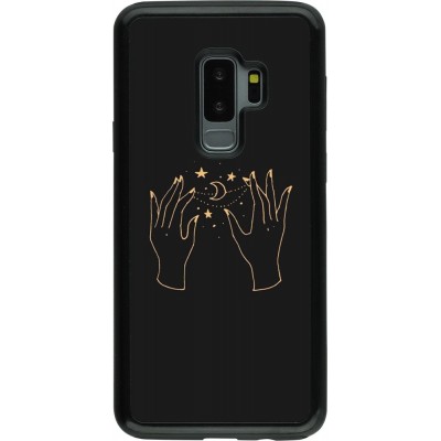 Coque Samsung Galaxy S9+ - Hybrid Armor noir Grey magic hands