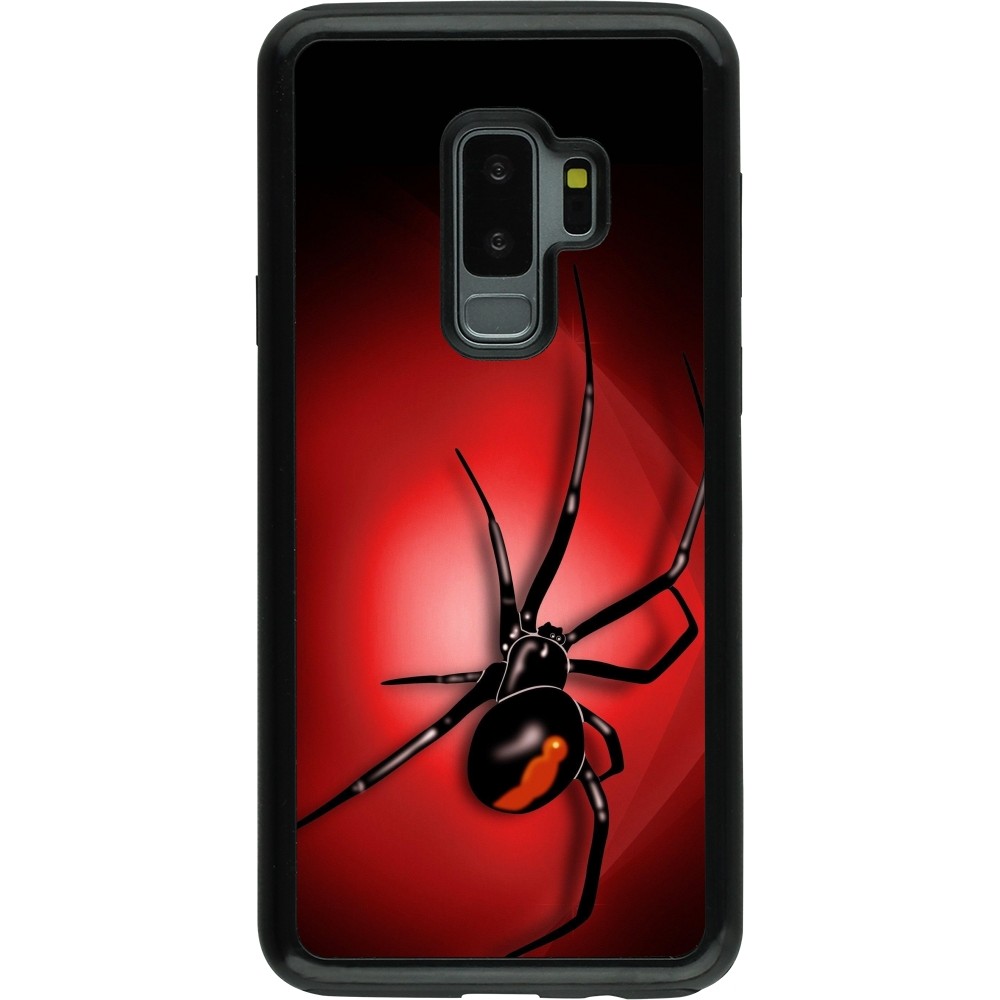 Samsung Galaxy S9+ Case Hülle - Hybrid Armor schwarz Halloween 2023 spider black widow