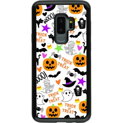 Coque Samsung Galaxy S9+ - Hybrid Armor noir Halloween 2024 trick or treat