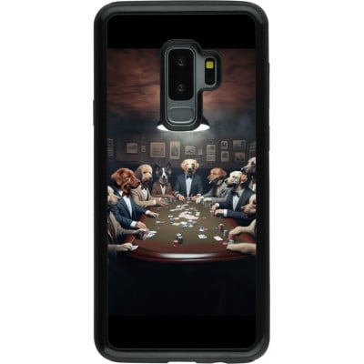 Coque Samsung Galaxy S9+ - Hybrid Armor noir Les pokerdogs