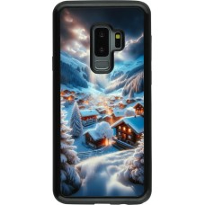 Coque Samsung Galaxy S9+ - Hybrid Armor noir Mont Neige Lumière