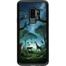 Coque Samsung Galaxy S9+ - Hybrid Armor noir Paradis des animaux exotiques