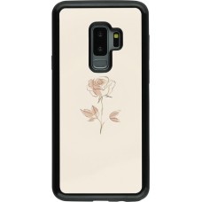 Coque Samsung Galaxy S9+ - Hybrid Armor noir Sable Rose Minimaliste