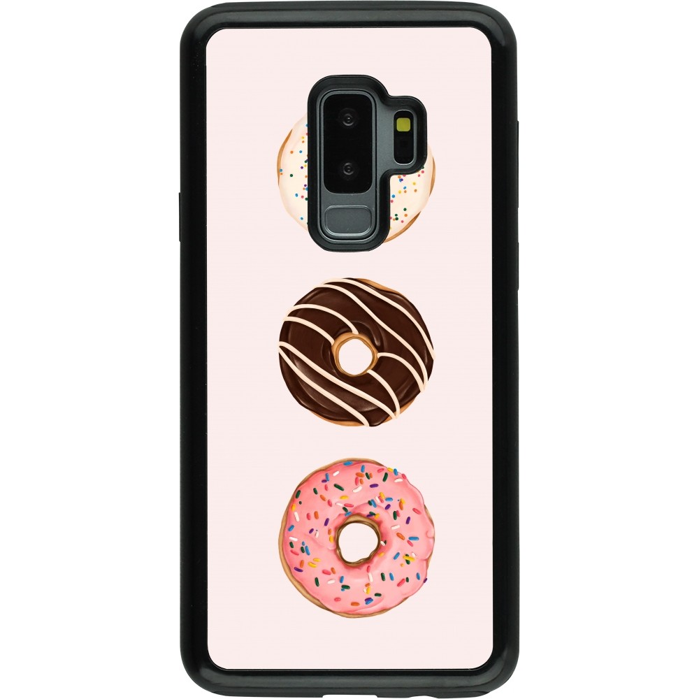 Coque Samsung Galaxy S9+ - Hybrid Armor noir Spring 23 donuts