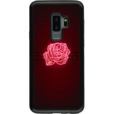 Coque Samsung Galaxy S9+ - Hybrid Armor noir Spring 23 neon rose