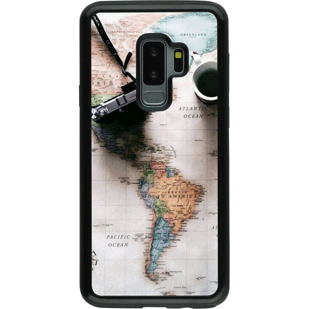 Coque Samsung Galaxy S9+ - Hybrid Armor noir Travel 01