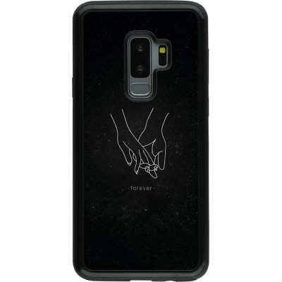 Coque Samsung Galaxy S9+ - Hybrid Armor noir Valentine 2023 hands forever