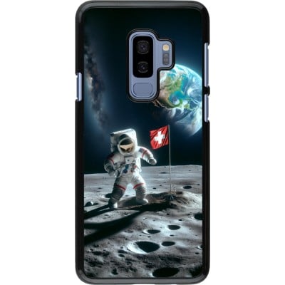 Coque Samsung Galaxy S9+ - Astro Suisse sur lune