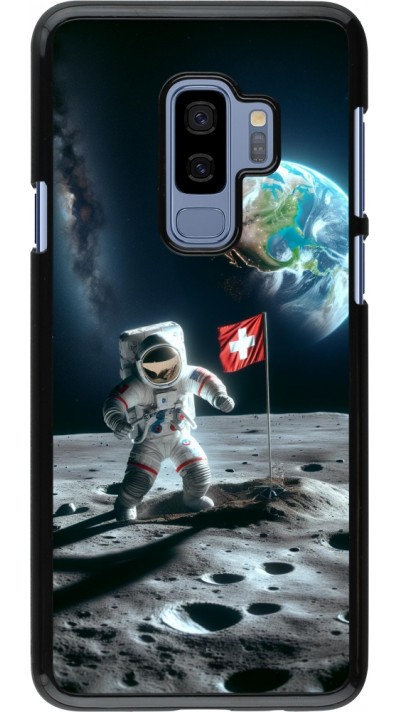 Coque Samsung Galaxy S9+ - Astro Suisse sur lune