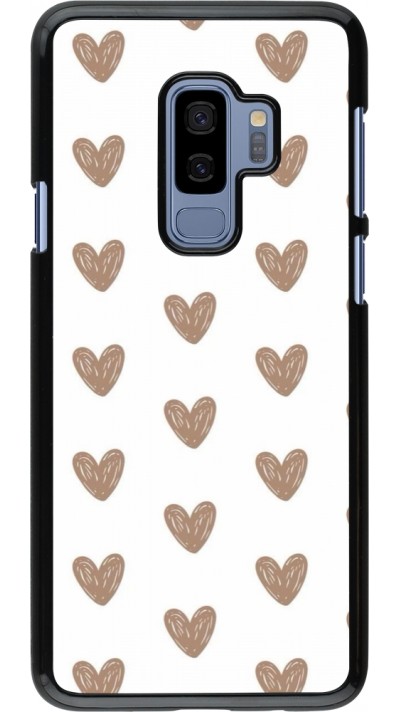 Coque Samsung Galaxy S9+ - Autumn 2024 brown hearts