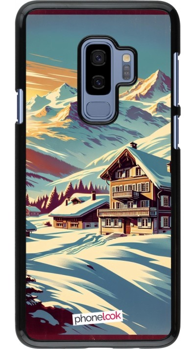 Coque Samsung Galaxy S9+ - Chalet montagne enneigée