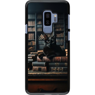 Coque Samsung Galaxy S9+ - Chat livres sombres