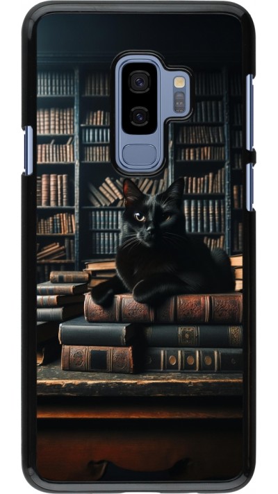 Coque Samsung Galaxy S9+ - Chat livres sombres