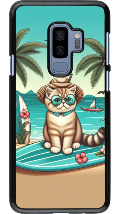 Coque Samsung Galaxy S9+ - Chat Surf Style