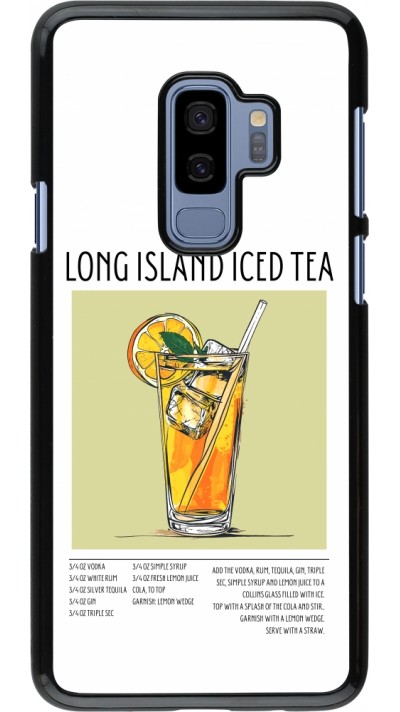 Coque Samsung Galaxy S9+ - Cocktail recette Long Island Ice Tea